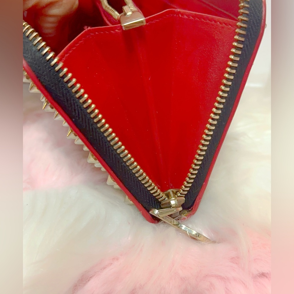 Christian Louboutin Leopard Studded Wallet - Picture 16 of 17